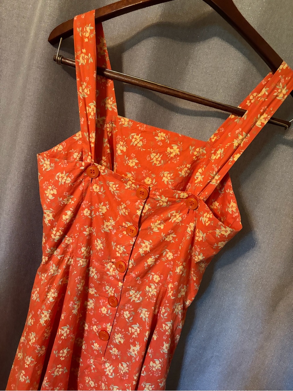 VINTAGE 90s Laura Ashley Floral Midi Dress 🌼 - Picture 5 of 7